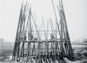14 марта 1920 года началось строительство радиобашни на Шаболовке